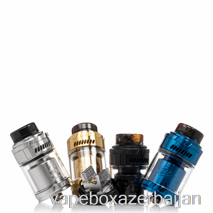 Vape Azerbaijan Thunderhead Creations Blaze Solo 25mm RTA Silver Black